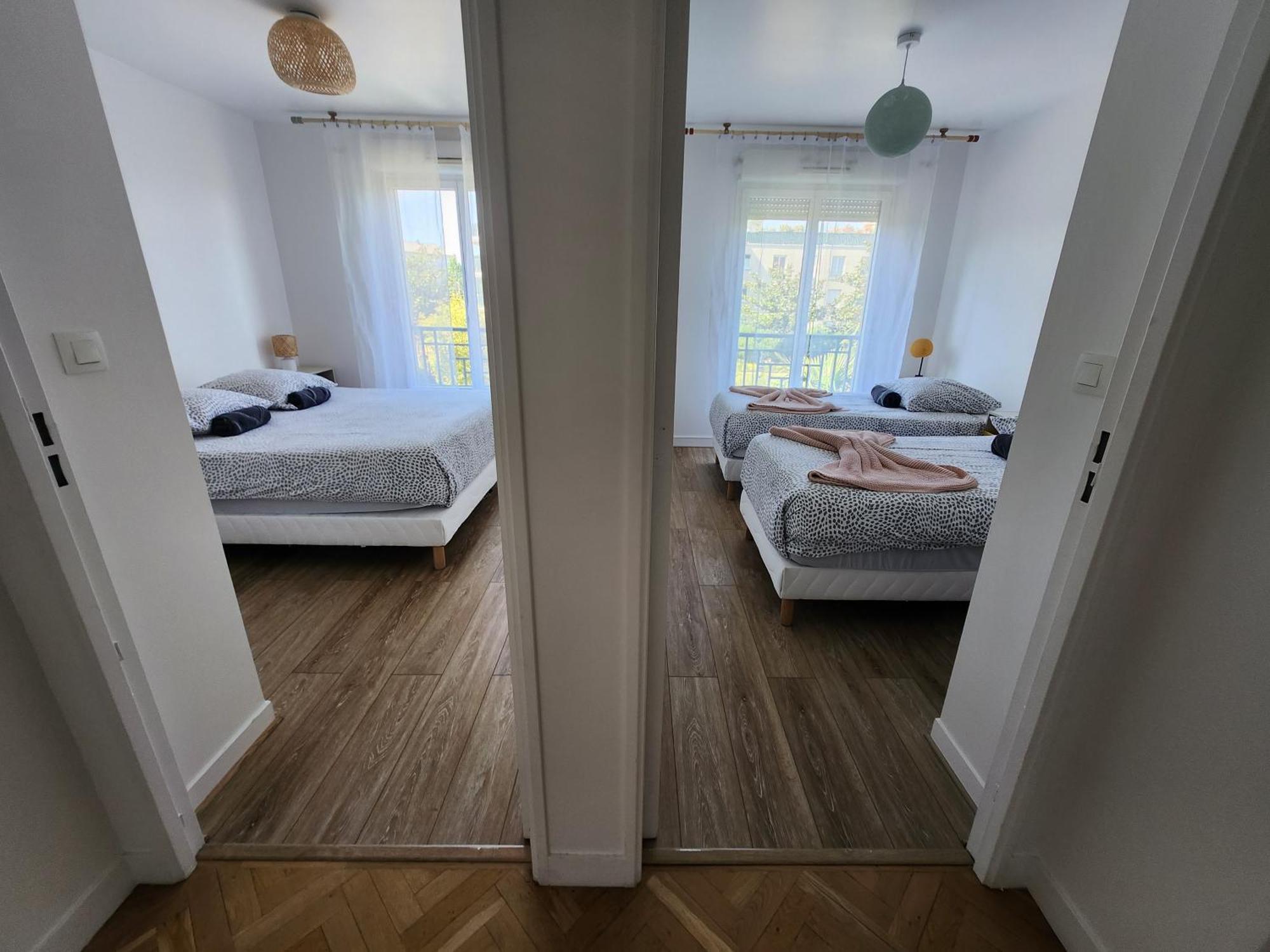 5' Disneyland Cozy Appartment 蒙泰夫兰 外观 照片